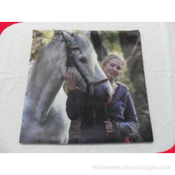 King Printed Polyester Cotton Blend Personalized Pillow Cas